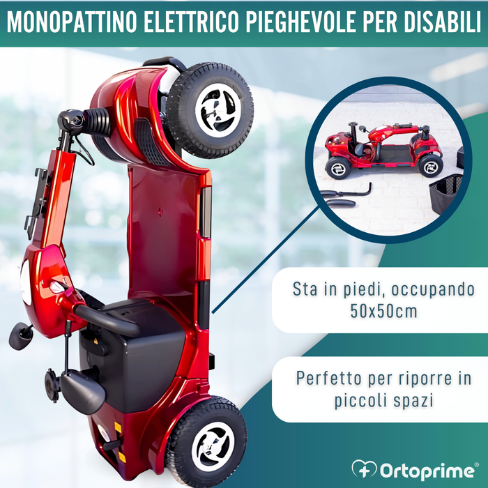 Scooter per Mobilità Ridotta Pieghevole | Sospensione Integrale