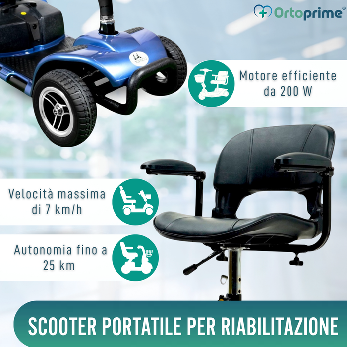 Scooter per Mobilità Ridotta Smontabile | 4 Ruote