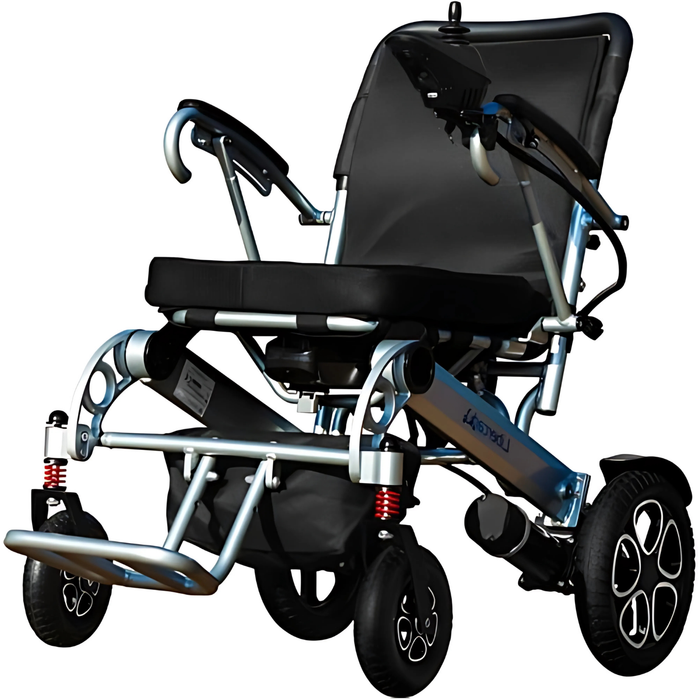 Sedia a Rotelle Elettrica Ultra-Leve con Batteria al Litio