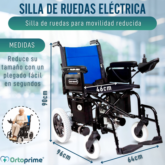 Sedia Elettrica per Mobilità Ridotta | Ruote Piene