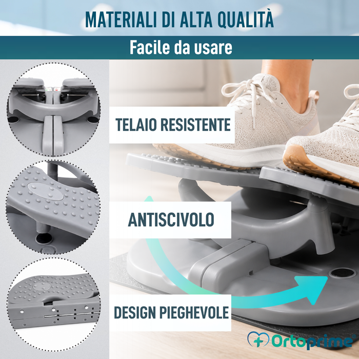 Mini Stepper Pieghevole per Anziani | Pedali Statici