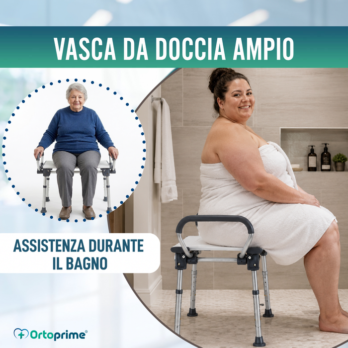 Cuscino da Vasca Gonfiabile Bariatrico XXL | Braccioli