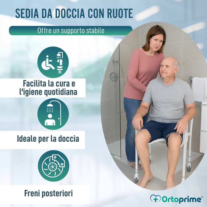 Sedia Doccia a U | Seduta Bagno Pieghevole