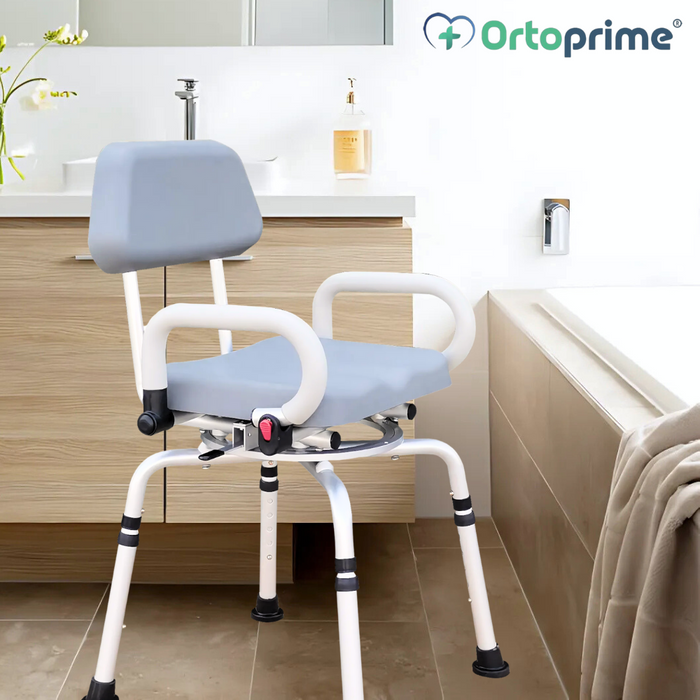 Sedia da Doccia Imbottita e Girevole | Mobilità Ridotta