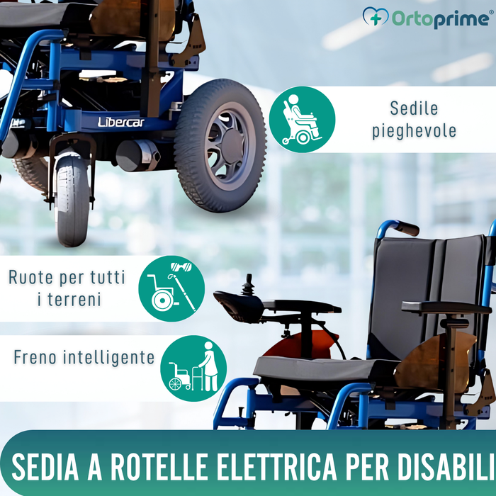 Sedia a rotelle elettrica regolabile | Molteplici posizioni