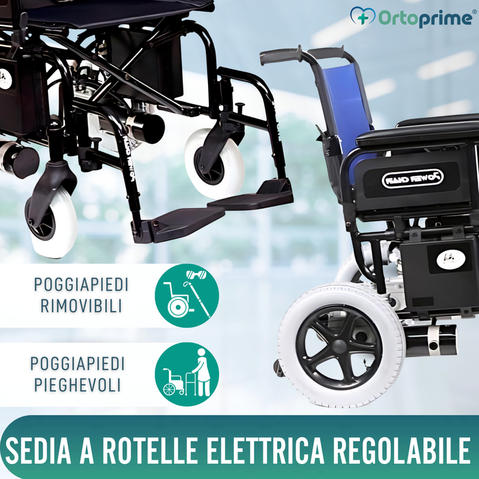 Sedia Elettrica per Mobilità Ridotta | Ruote Piene