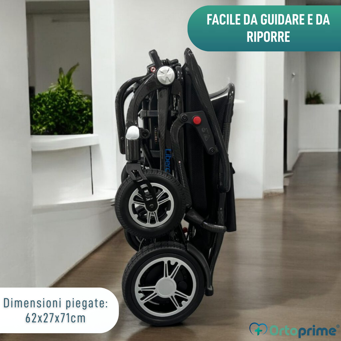 Sedia a Ruote Elettrica ad Alte Prestazioni Trasportabile