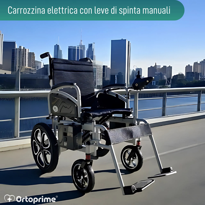 Sedia Elettrica Pieghevole con Batterie al Gel | 5 Velocità