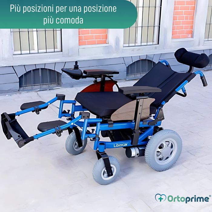 Sedia a rotelle elettrica regolabile | Molteplici posizioni