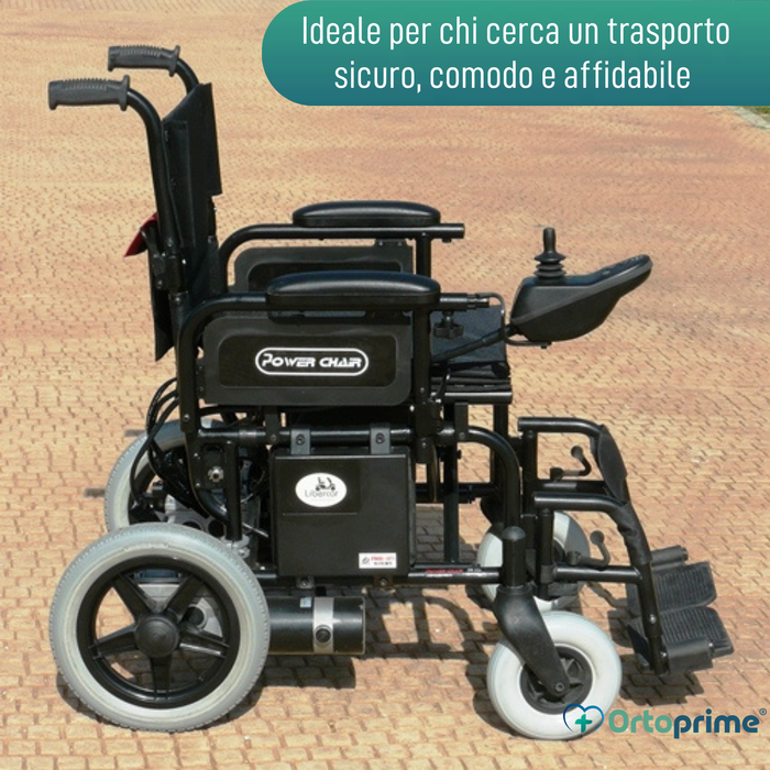 Sedia a Rotelle Elettrica | Sistema di Piegatura Rapido