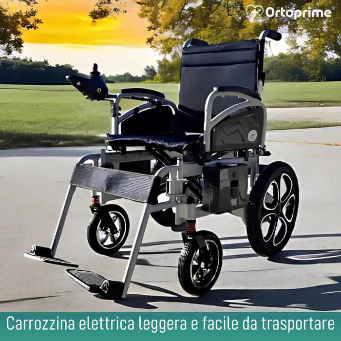 Sedia Elettrica a Rotelle Grandi | Con Batteria al Litio
