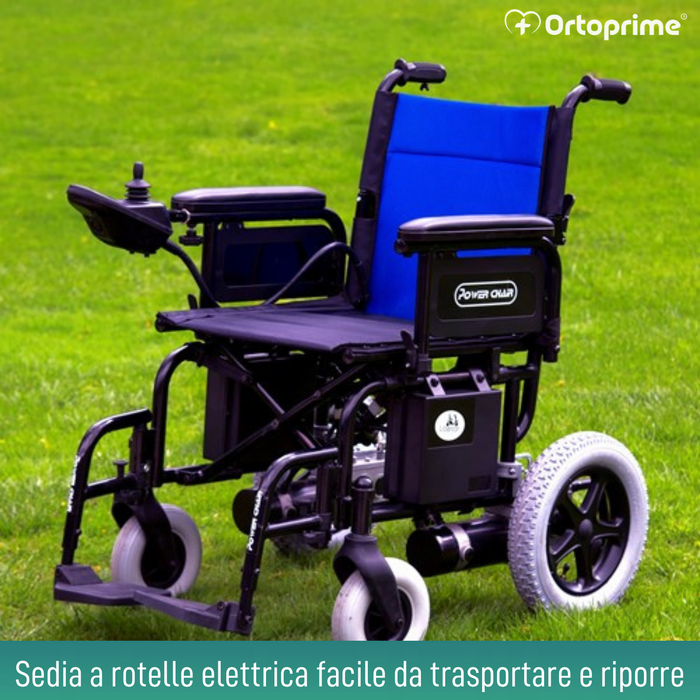 Sedia a Rotelle Elettrica | Sistema di Piegatura Rapido
