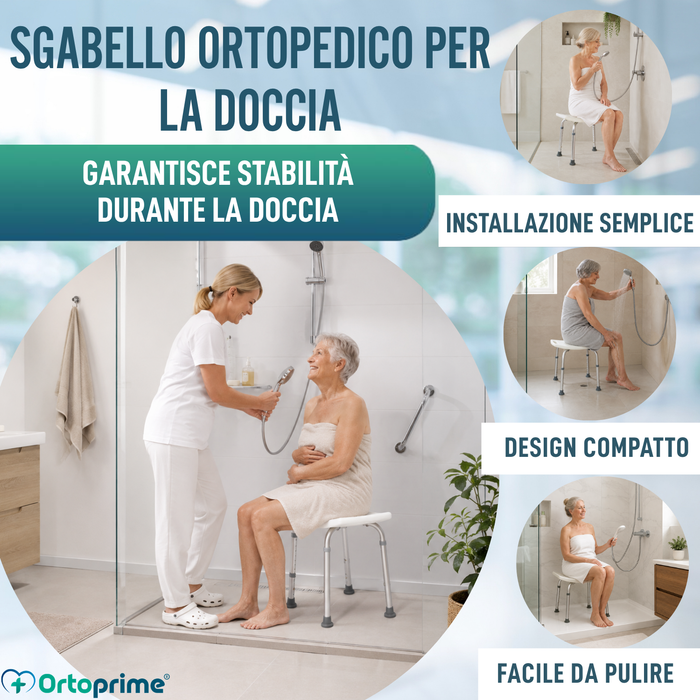 Sgabello da Bagno Antiscivolo