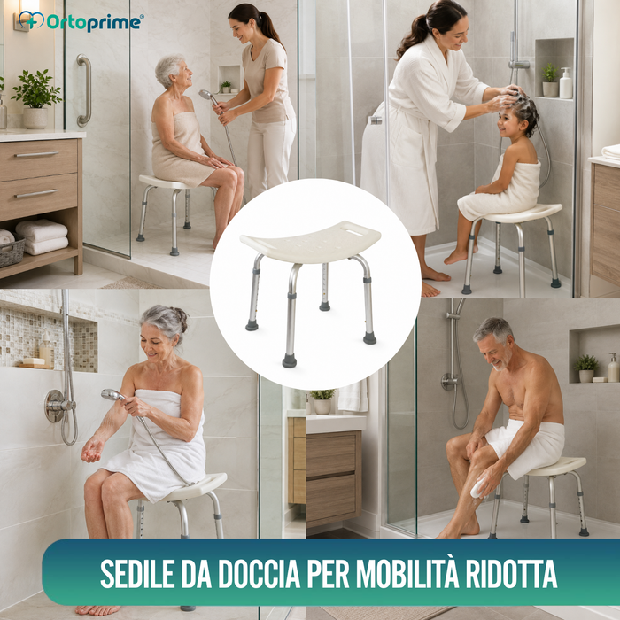 Sgabello da Bagno Antiscivolo