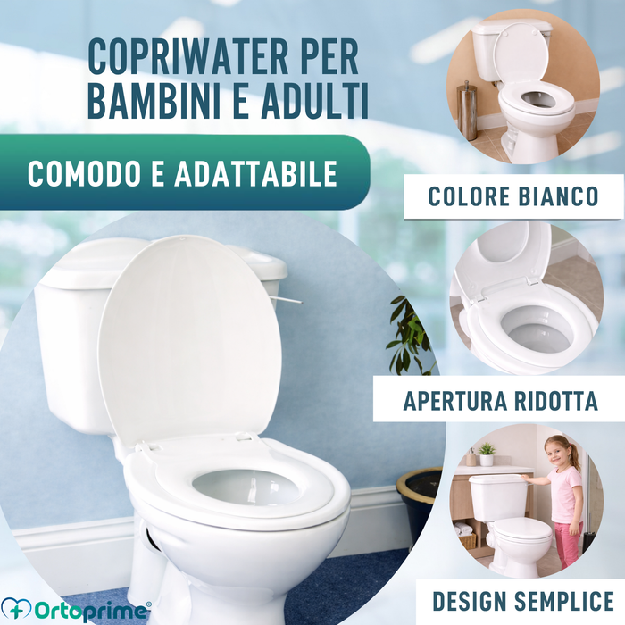 Riduttore WC per Bambini con Coperchio | Adattatore WC