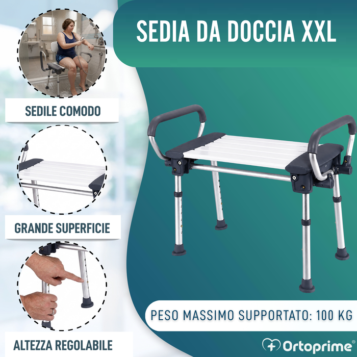 Cuscino da Vasca Gonfiabile Bariatrico XXL | Braccioli