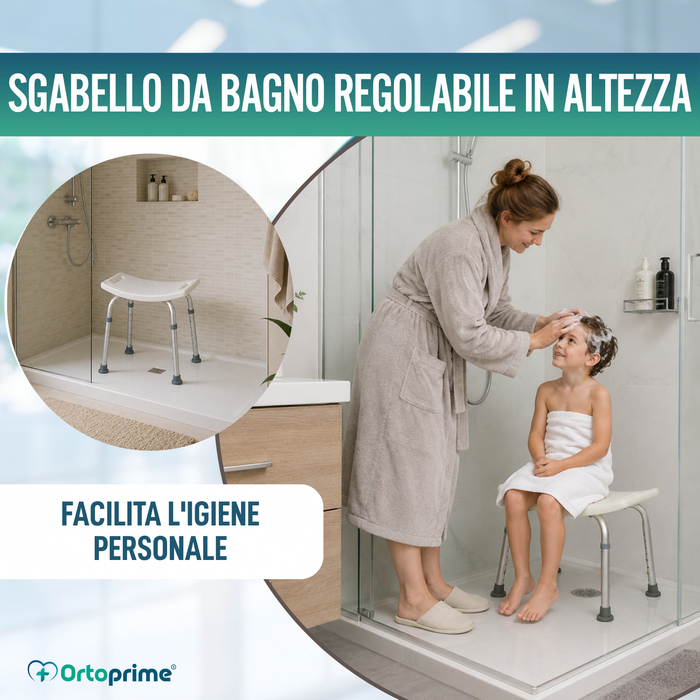 Sgabello da Bagno Antiscivolo