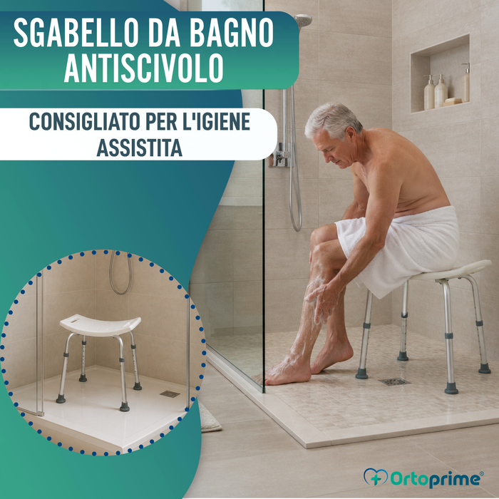 Sgabello da Bagno Antiscivolo