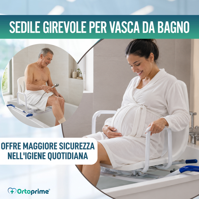 Sedia da Bagno Girevole 360º Comfort