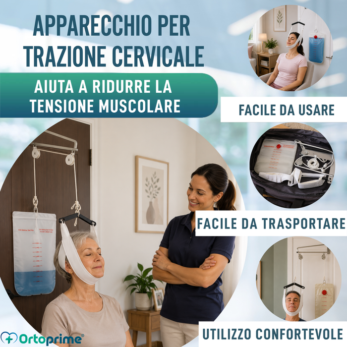 Puleggia Portatile per Trazione Cervicale