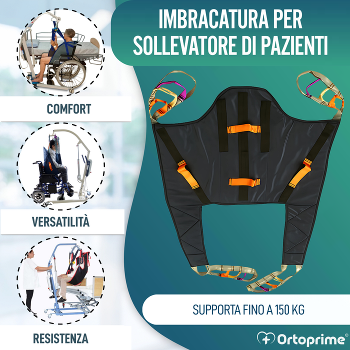Gru Ortopedica | Imbracatura con Supporto per la Testa