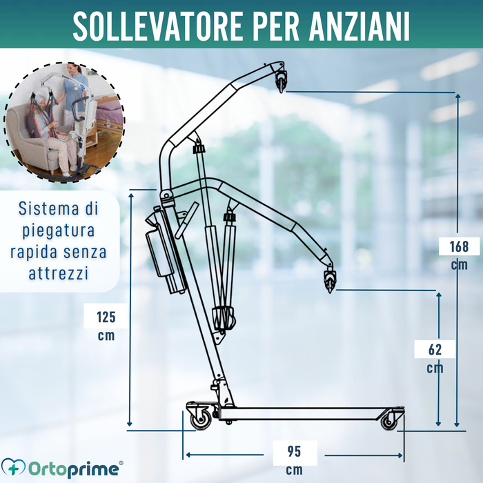Gru Ortopedica | Imbracatura con Supporto per la Testa