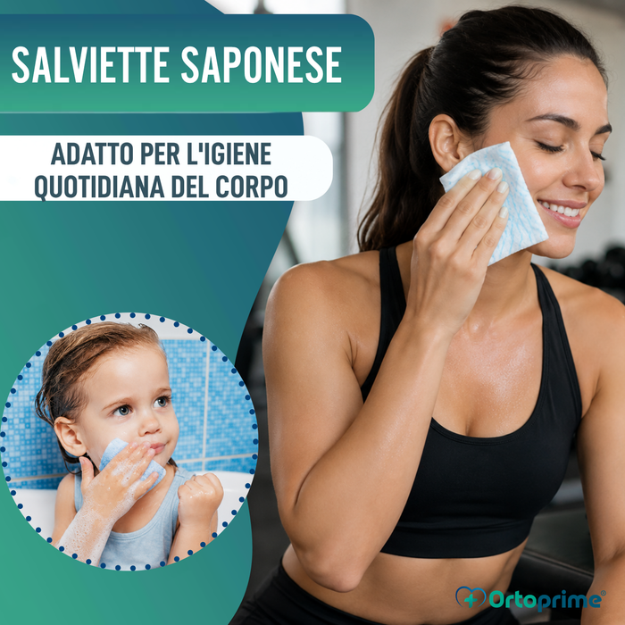 Spugne Saponose Monouso per Neonati e Adulti