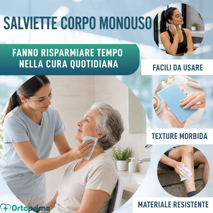 Spugne Saponose Monouso Scatola 120 Unità