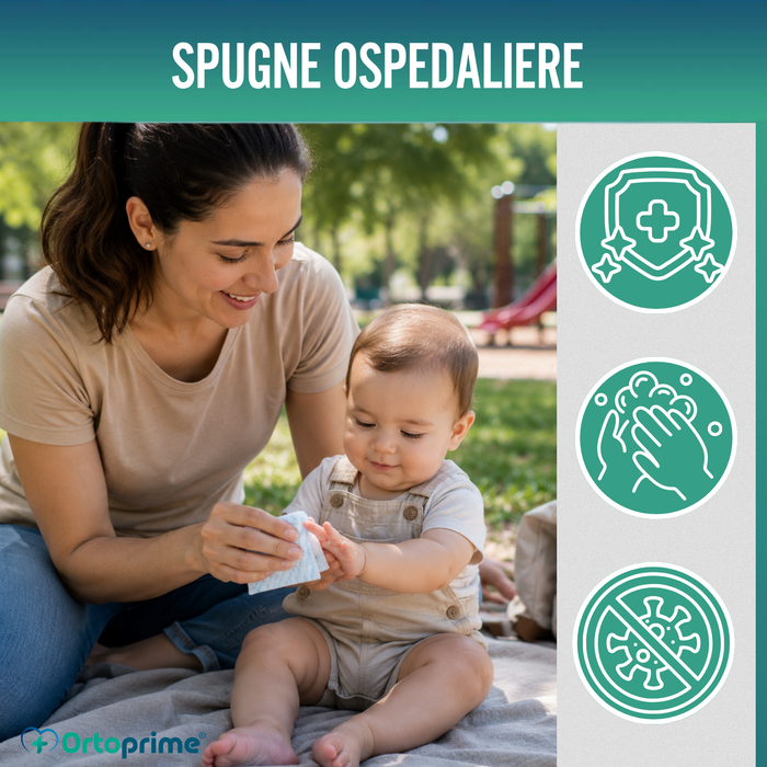 Spugne Saponose Monouso per Neonati e Adulti
