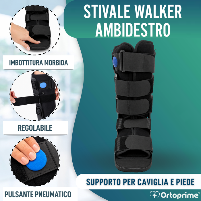 Tutore Walker Lungo Fisso con Camera d’Aria | Ortopedico