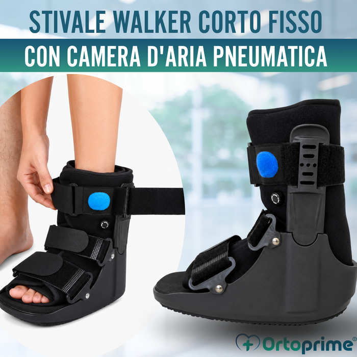 Tutore Walker Corto Bilaterale | Stivale Ortopedico Pneumatico