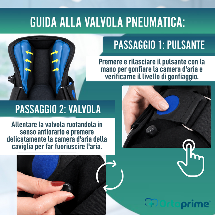 Tutore Walker Lungo Fisso con Camera d’Aria | Ortopedico