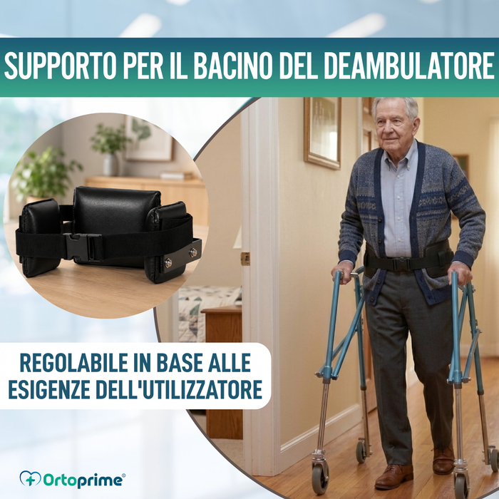 Supporto Pelvico per Deambulatore | Stabilizzatore Anca