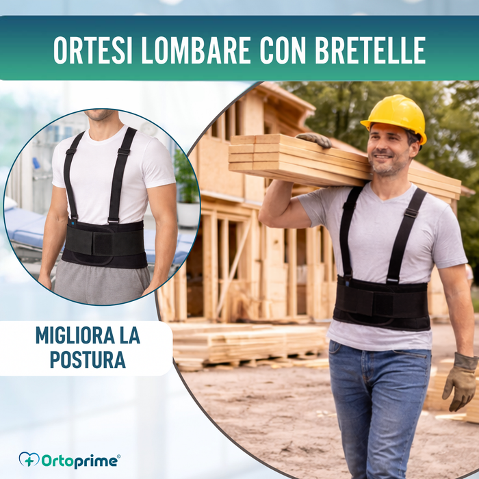 Fascia Lombosacrale da Lavoro | Ortesi Regolabile