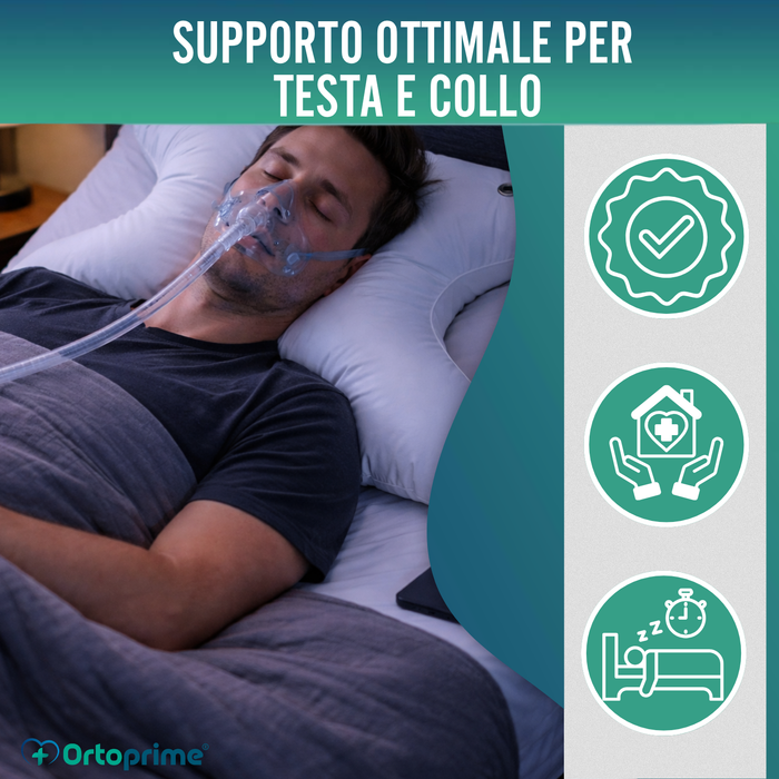 Cuscino Ortopedico CPAP per Maschera Respiratoria