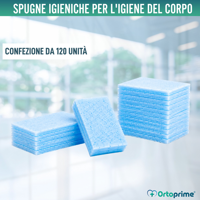 Spugne Saponose Monouso Scatola 120 Unità