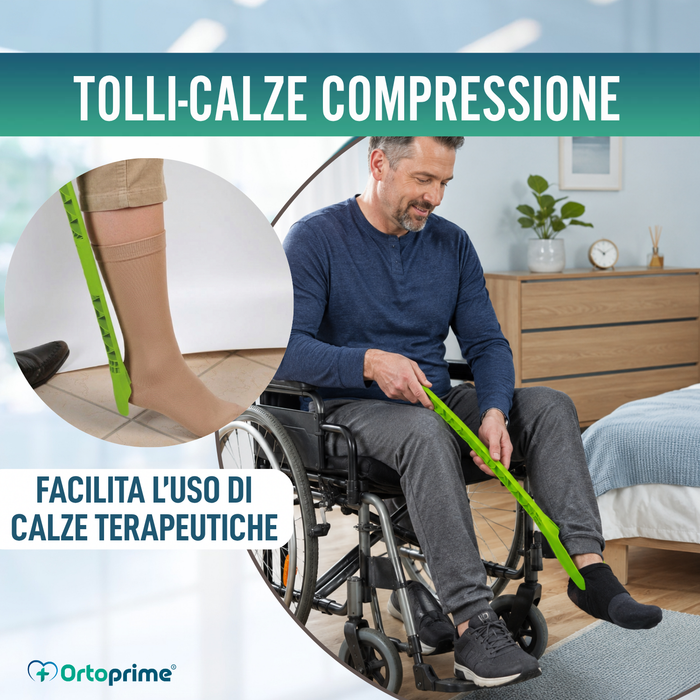 Calzascarpe per Calze e Calze a Compressione