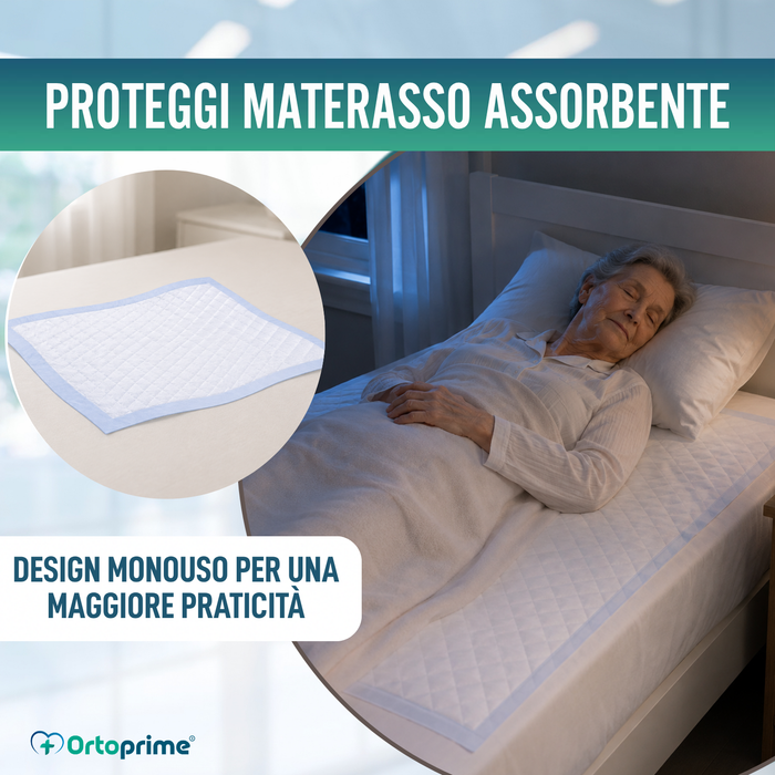Assorbente Monouso Super Assorbente con Velo | 90x180 cm