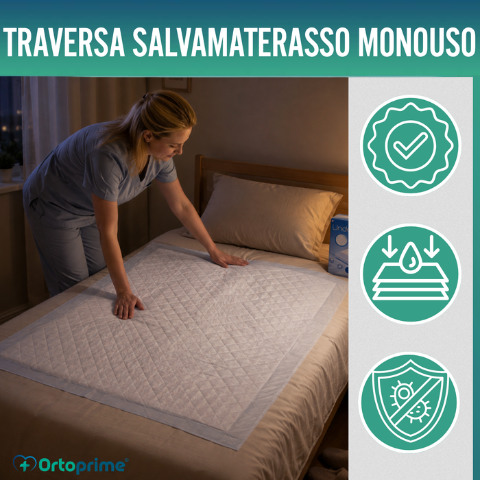 Assorbente Monouso Super Assorbente con Velo | 90x180 cm