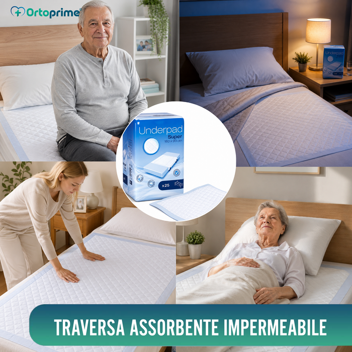 Assorbente Monouso Super Assorbente con Velo | 90x180 cm
