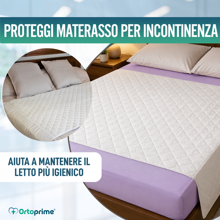 PACK 2 Tappetini Assorbenti Eco Lavabili per Letto 135cm 3,15 Litri/m2