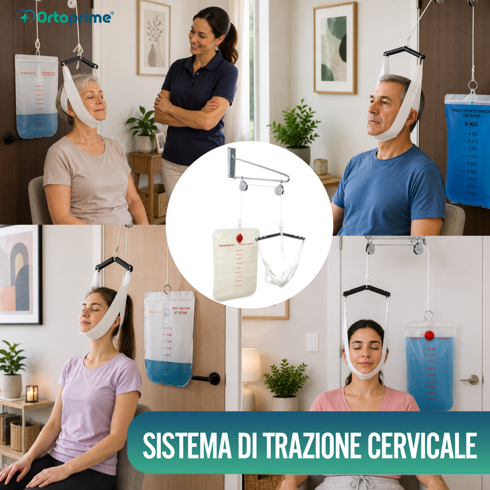 Puleggia Portatile per Trazione Cervicale