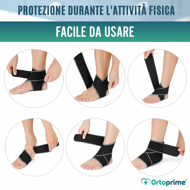 Protezioni Caviglia ZIDDAR Per Calcio E Pallavolo - Doppio Lato, Taglie S/M/L - Foto 7