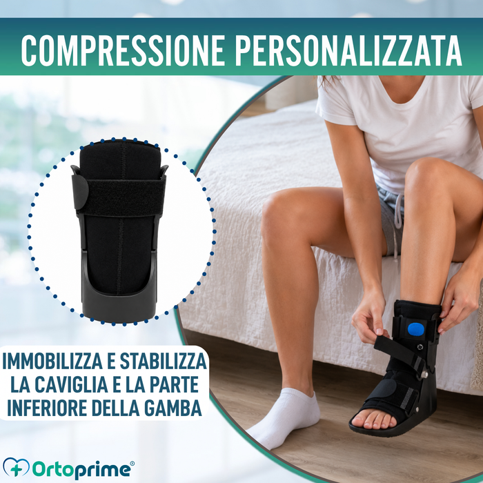 Tutore Walker Corto Bilaterale | Stivale Ortopedico Pneumatico