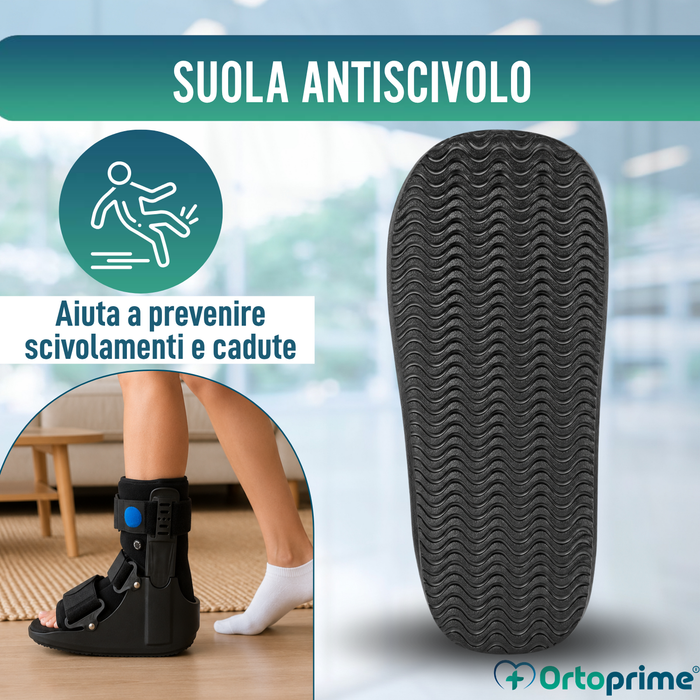Tutore Walker Corto Bilaterale | Stivale Ortopedico Pneumatico