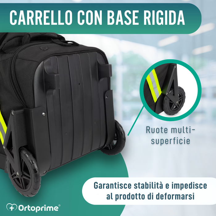 Borsa Trolley Professionale per Vigili del Fuoco con Ruote DPI
