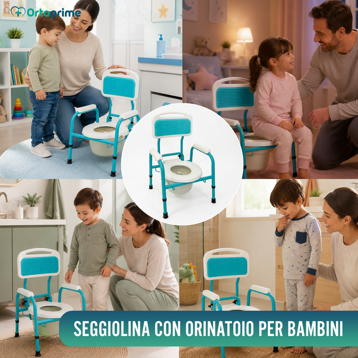 Sedia WC per Bambini con Riduttore | Altezza Regolabile