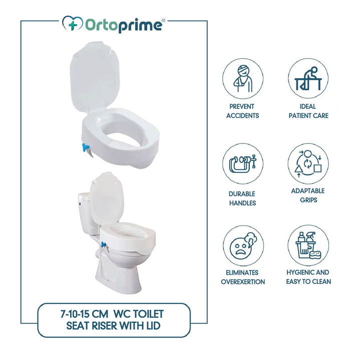 Alzatina WC con Coperchio 10 cm | Universale