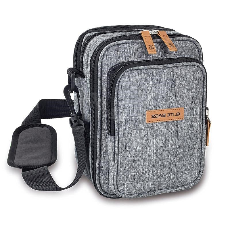 Elite Bags Dia's – Astuccio Termico Per Kit Diabetico Con Gel Freddo Incluso, 19x10x5 Cm, Nero/Arancio - 3