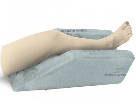 Cuscino ortopedico per l'elevazione delle gambe, in memory foam, a Cuscino ortopedico per l'elevazione delle gambe, in memory foam, a